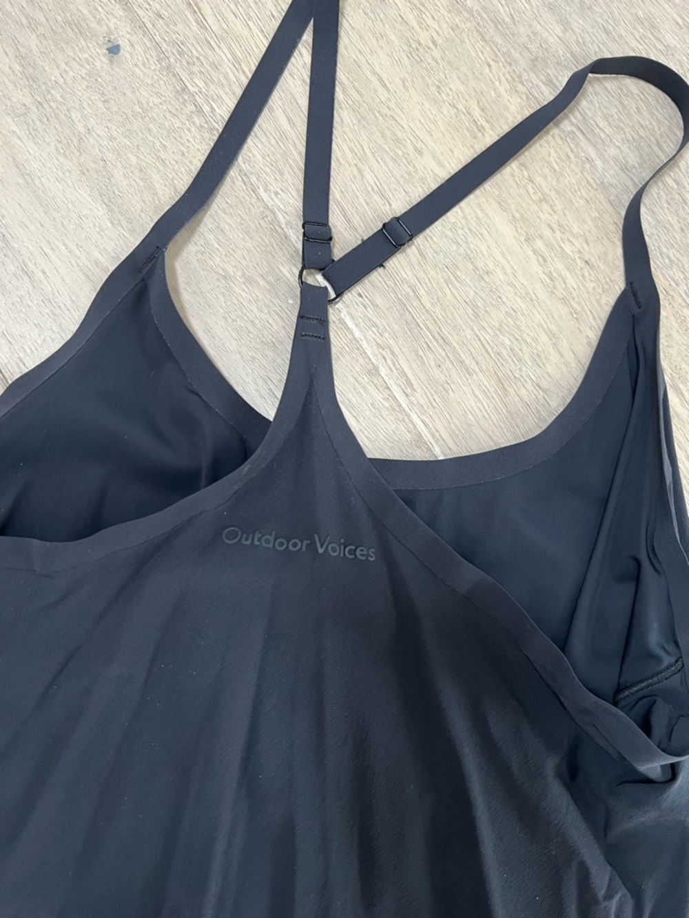 Outdoor Voices Black Exercise Dress (Size Small) with Built in Shorts - Picture 5 of 6